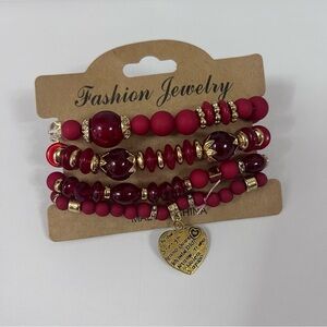 Fashion jewelry 4 layers beads bracelets
